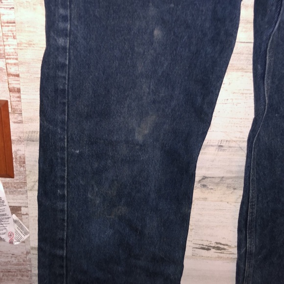 Mens Carhartt blue jeans traditional fit size 32x34 cowboy/work jeans comfy - Picture 6 of 7